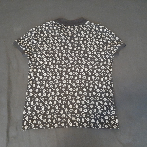Saint Laurent robot print polo T-shirt - Picture 2 of 4
